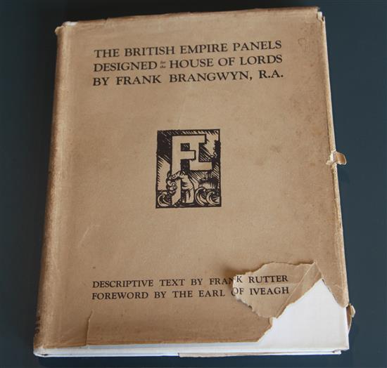 Brangwyn, Frank - The British Empire Panels Designed for the House of Lords, number 158 of 200, 4to, original